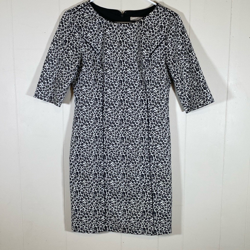 Banana Republic cheetah print dress women's size 4 mob wife aesthetic - Picture 4 of 15